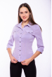 Рубашка женская 118P370 фиолетово-белый