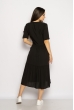 Однотонное платье свободного кроя 632F002 черный