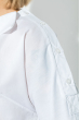 Рубашка женская с пуговицами на плече 69PD944 белый