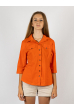 Рубашка женская 257P079 оранжевый