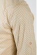 Рубашка мужская мелкий принт 333F014 песочный