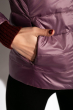 Куртка женская,двусторонняя 85P17770 фиолет-пудра