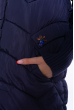 Куртка женская с рукавами 3/4 120PSKL6783 чернильный