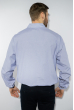 Рубашка в мелкую полоску 199P0754 бело-синий