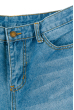 Шорты женские джинс с подворотом, высокая талия 19PL128-1 светло-синий