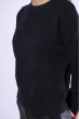Модный укороченный свитер 153P834 черный