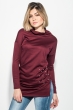 Туника-платье женская длинный рукав 70PD5000 бордо Туника-платье женская длинный рукав 70PD5000 бордо