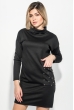Туника-платье женская длинный рукав 70PD5000 черный Туника-платье женская длинный рукав 70PD5000 черный