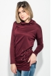 Туника-платье женская длинный рукав 70PD5000 бордо Туника-платье женская длинный рукав 70PD5000 бордо