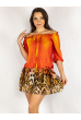 Платье 265P9102 оранжевый сафари