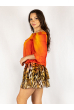 Платье 265P9102 оранжевый сафари
