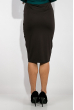 Костюм женский (юбка, блузка) 110P394-1 бутылка-черный