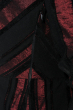 Платье женское с пышной юбкой 68PD545 бордо-черный