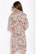 Платье-рубашка с цветочными мотивами 103P482 светло-розовый / принт