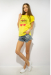 Стильная женская футболка 85F281 лимонный