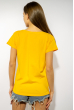 Стильная женская футболка 85F281 желтый