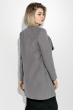 Пальто женское однотонное, на широком поясе 69PD499 серый