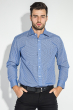 Рубашка мужская комбинированный принт 50PD2113-3 сине-белый