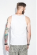 Майка мужская с ярким узором 184F005-4 белый