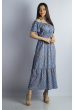 Платье цвет васильковый 632F026-2 васильковый