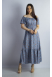 Платье цвет васильковый 632F026-2 васильковый