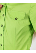 Рубашка женская 257P033 зеленый