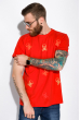 Модная футболка в стиле Casual 117P5071 красный