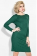 Платье-резинка однотонное 593K004 зеленый