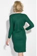 Платье-резинка однотонное 593K004 зеленый