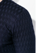Пуловер мужской  130V002 темно-синий