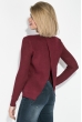 Свитер женский с разрезом на спине 133V001 марсала