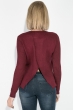 Свитер женский с разрезом на спине 133V001 марсала