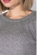 Свитер женский с разрезом на спине 133V001 серый