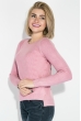 Свитер женский с разрезом на спине 133V001 сиренево-розовый