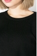 Свитер женский с разрезом на спине 133V001 черный