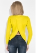 Свитер женский с разрезом на спине 133V001 горчичный