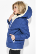Куртка женская (полубатал) на меху 77PD8651 синий