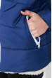 Куртка женская (полубатал) на меху 77PD8651 синий