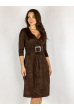 Платье 265P9506-2 коричневый
