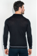 Пуловер мужской однотонный 50PD338 черный
