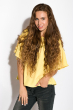 Блуза женская свободного покроя 118P154 желтый