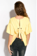 Блуза женская свободного покроя 118P154 желтый