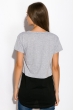 Футболка женская двухцветная 317F081 светло-серый Футболка женская двухцветная 317F081 светло-серый