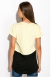 Футболка женская двухцветная 317F081 лимонный Футболка женская двухцветная 317F081 лимонный