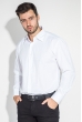 Рубашка мужская мелкий, фактурный принт 50PD37162-1 белый