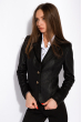 Женский пиджак классического покроя 150P017 черный