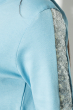 Костюм женский спортивный с серебристыми пайетками 32P024 бледно-голубой