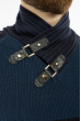 Стильный мужской свитер 617F50253 темно-синий