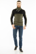 Стильный мужской свитер 617F50253 хаки
