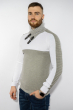 Стильный мужской свитер 617F50253 серый